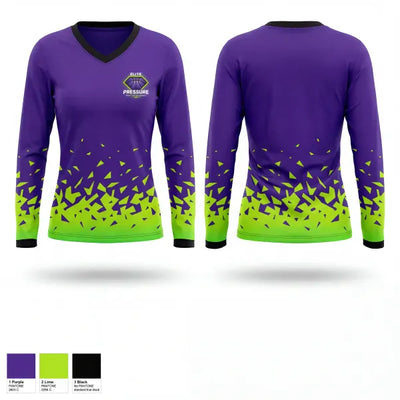 Elite Pressure 14249449 Women's Long Sleeve V-neck Shirt - 1