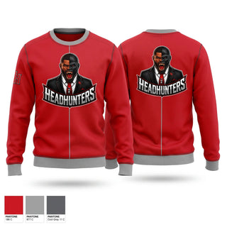 Crew Neck Sweatshirt, Honchos headhunters, Cheer, Teamtime, Team time, sublimation, custom sports apparel, team uniforms, spirit wear, spiritwear, sports uniforms, custom shirts, team store, custom team store, fundraiser sports, apparel fundraiser