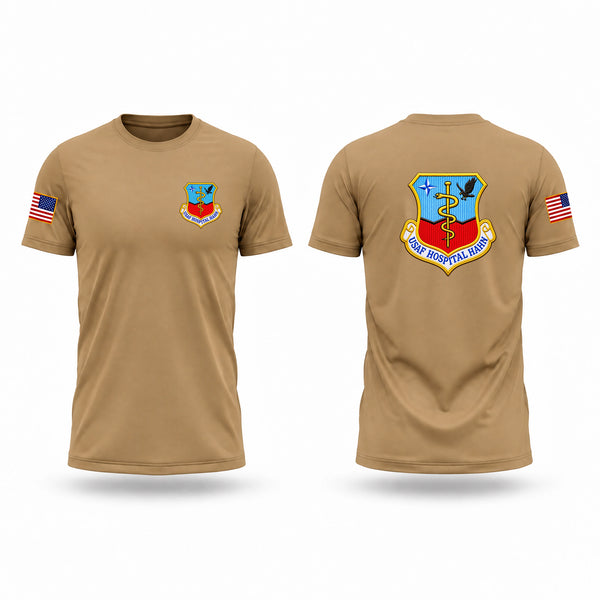 50th TAC Fighter Wing Hospital Old School Cotton Feel Shirt - 1