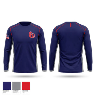 Long Sleeve Performance Shirt, Locust Fire Department, Fire Department, Teamtime, Team time, sublimation, custom sports apparel, team uniforms, spirit wear, spiritwear, sports uniforms, custom shirts, team store, custom team store, fundraiser sports, apparel fundraiser