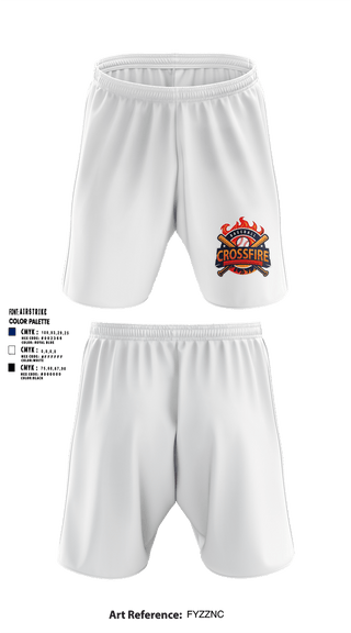 Athletic Shorts With Pockets, Crossfire 12u, Baseball, Teamtime, Team time, sublimation, custom sports apparel, team uniforms, spirit wear, spiritwear, sports uniforms, custom shirts, team store, custom team store, fundraiser sports, apparel fundraiser