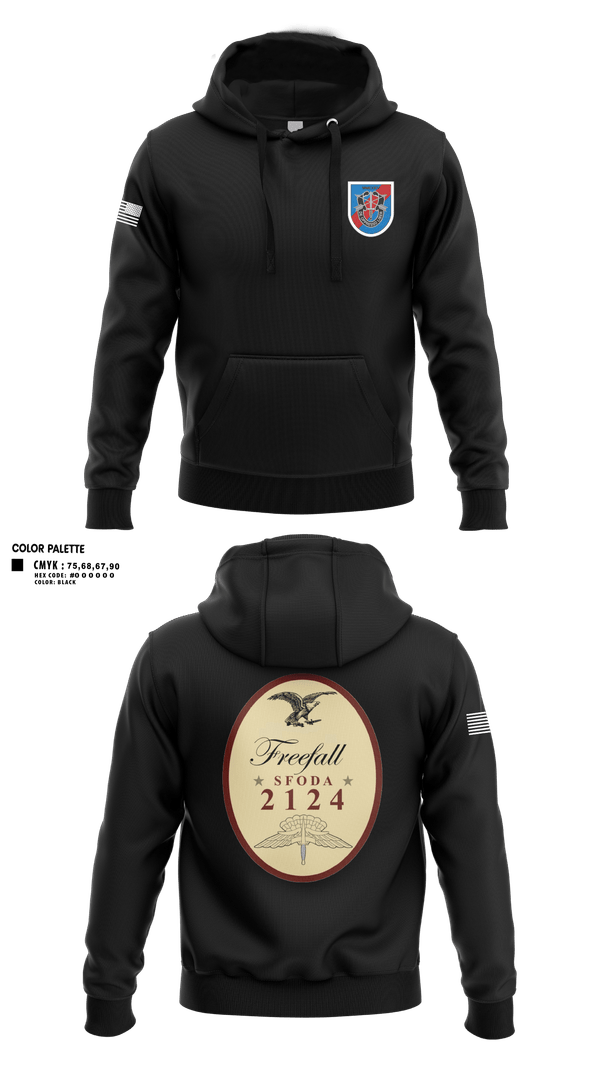 Hoodie, ODA 2124, Army, Teamtime, Team time, sublimation, custom sports apparel, team uniforms, spirit wear, spiritwear, sports uniforms, custom shirts, team store, custom team store, fundraiser sports, apparel fundraiser
