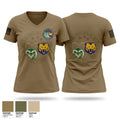 Detachment 090 Women's Short Sleeve V-neck Shirt - 1