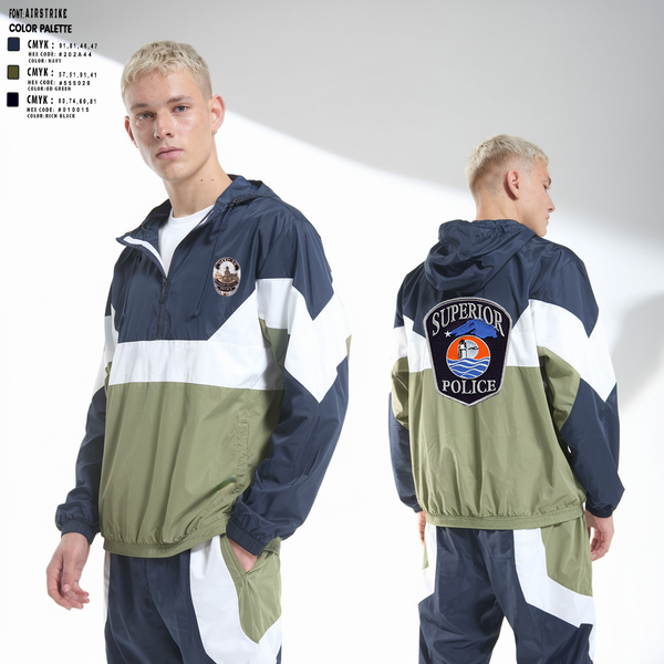 Windbreaker, Superior Police Department, , Teamtime, Team time, sublimation, custom sports apparel, team uniforms, spirit wear, spiritwear, sports uniforms, custom shirts, team store, custom team store, fundraiser sports, apparel fundraiser