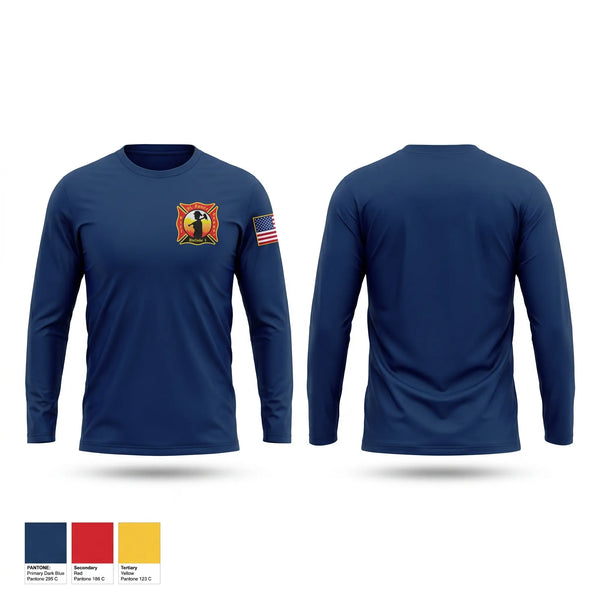 Long Sleeve Performance Shirt, St. Ignace Fire Department, Fire Department, Teamtime, Team time, sublimation, custom sports apparel, team uniforms, spirit wear, spiritwear, sports uniforms, custom shirts, team store, custom team store, fundraiser sports, apparel fundraiser