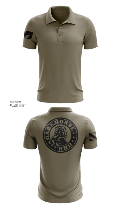 HHD, 627TH Hospital Center 42865574 Short Sleeve Performance Polo - 10