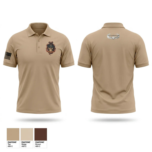 Short Sleeve Performance Polo, 2cr, Army, Teamtime, Team time, sublimation, custom sports apparel, team uniforms, spirit wear, spiritwear, sports uniforms, custom shirts, team store, custom team store, fundraiser sports, apparel fundraiser
