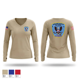 Womens Long Sleeve Vneck Shirt, Middleway, EMS/EMT, Teamtime, Team time, sublimation, custom sports apparel, team uniforms, spirit wear, spiritwear, sports uniforms, custom shirts, team store, custom team store, fundraiser sports, apparel fundraiser
