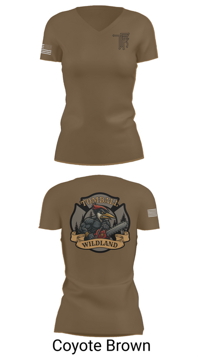 Tomball Wildland 83811767 Women's Short Sleeve V-neck Shirt - 8