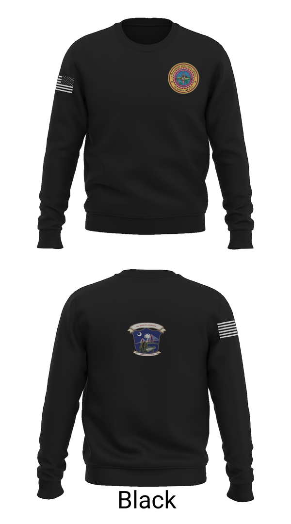 Crew Neck Sweatshirt, 4th Medical Logistics, Marines, Teamtime, Team time, sublimation, custom sports apparel, team uniforms, spirit wear, spiritwear, sports uniforms, custom shirts, team store, custom team store, fundraiser sports, apparel fundraiser