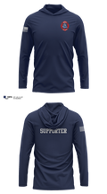 Rice Fire Dept Long Sleeve Hooded Sun Shirt - 13
