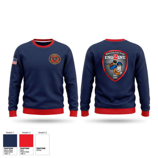 Crew Neck Sweatshirt, Anderson City Fire, Fire Department, Teamtime, Team time, sublimation, custom sports apparel, team uniforms, spirit wear, spiritwear, sports uniforms, custom shirts, team store, custom team store, fundraiser sports, apparel fundraiser