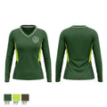 Archbishop Chapelle School Soccer Women's Long Sleeve V-neck Shirt - 1