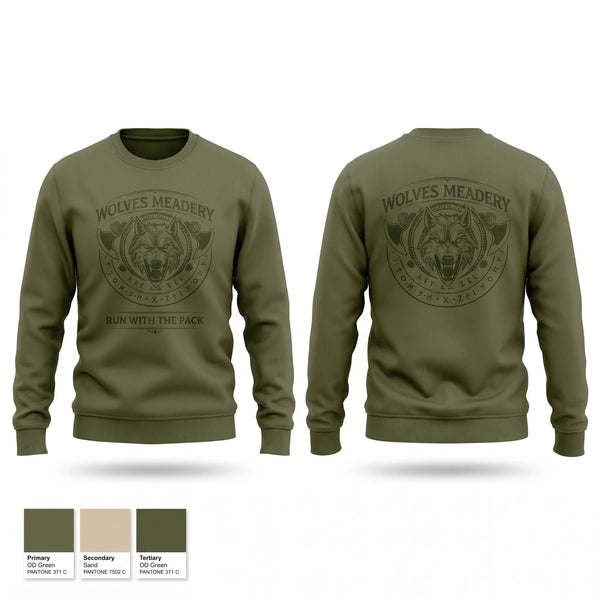 Crew Neck Sweatshirt, Wolves Meadery LLC, , Teamtime, Team time, sublimation, custom sports apparel, team uniforms, spirit wear, spiritwear, sports uniforms, custom shirts, team store, custom team store, fundraiser sports, apparel fundraiser