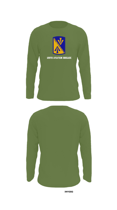 128th Aviation Brigade 66683018 Long Sleeve Performance Shirt 52
