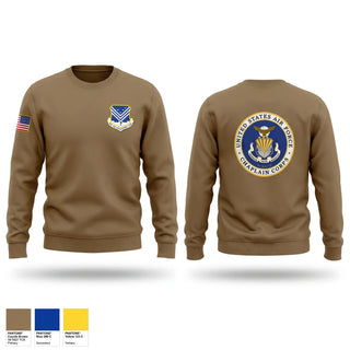 Crew Neck Sweatshirt, 116th Air Control Wing, Air Force, Teamtime, Team time, sublimation, custom sports apparel, team uniforms, spirit wear, spiritwear, sports uniforms, custom shirts, team store, custom team store, fundraiser sports, apparel fundraiser