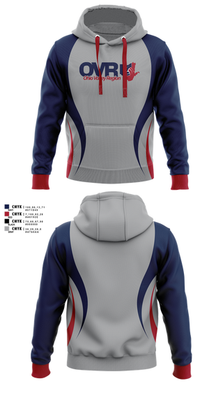 Hoodie, Ohio Valley Region Volleyball, Women's Volleyball, Teamtime, Team time, sublimation, custom sports apparel, team uniforms, spirit wear, spiritwear, sports uniforms, custom shirts, team store, custom team store, fundraiser sports, apparel fundraiser