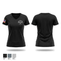 Westshore Enforcement Bureau Bomb Squad Women's Short Sleeve V-neck Shirt - 1