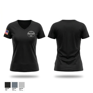 Womens Short Sleeve Vneck Shirt, Westshore Enforcement Bureau Bomb Squad, Police, Teamtime, Team time, sublimation, custom sports apparel, team uniforms, spirit wear, spiritwear, sports uniforms, custom shirts, team store, custom team store, fundraiser sports, apparel fundraiser