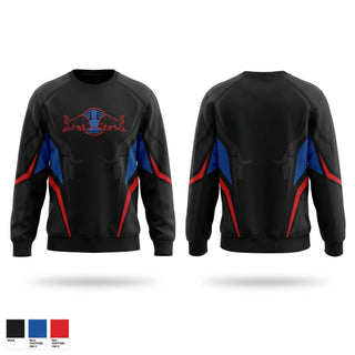 Crew Neck Sweatshirt, Bulls In The Box, Spirit Store, Teamtime, Team time, sublimation, custom sports apparel, team uniforms, spirit wear, spiritwear, sports uniforms, custom shirts, team store, custom team store, fundraiser sports, apparel fundraiser