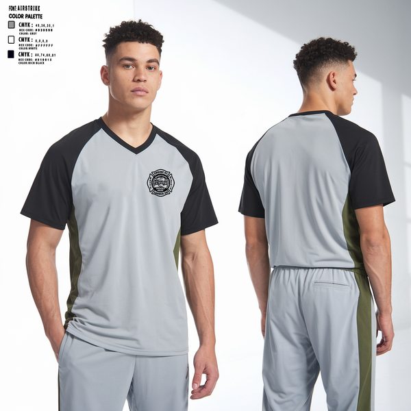 Short Sleeve Performance Shirt, Engine 51 Ladder 29 Medic 18 Battalion 2, , Teamtime, Team time, sublimation, custom sports apparel, team uniforms, spirit wear, spiritwear, sports uniforms, custom shirts, team store, custom team store, fundraiser sports, apparel fundraiser