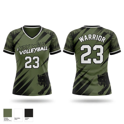 Indy Wild Women's Short Sleeve V-neck Shirt - 1
