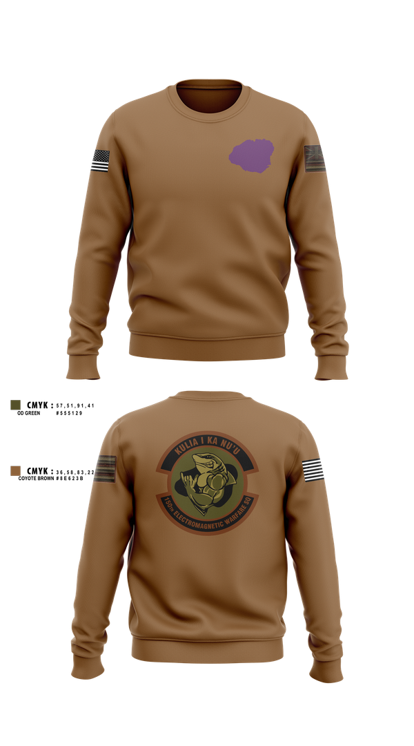 Crew Neck Sweatshirt, 150th Electromagnetic Warfare Squadron, , Teamtime, Team time, sublimation, custom sports apparel, team uniforms, spirit wear, spiritwear, sports uniforms, custom shirts, team store, custom team store, fundraiser sports, apparel fundraiser