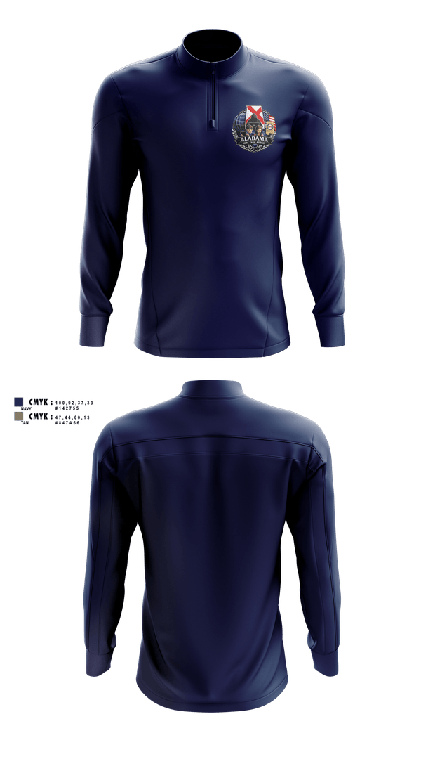Quarter Zip Jacket, Alabama ICAC, Police, Teamtime, Team time, sublimation, custom sports apparel, team uniforms, spirit wear, spiritwear, sports uniforms, custom shirts, team store, custom team store, fundraiser sports, apparel fundraiser