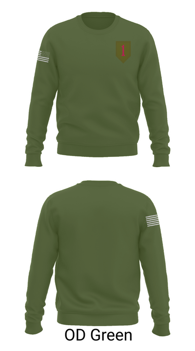 1st Infantry Division 14744110 Crew Neck Sweatshirt - 45