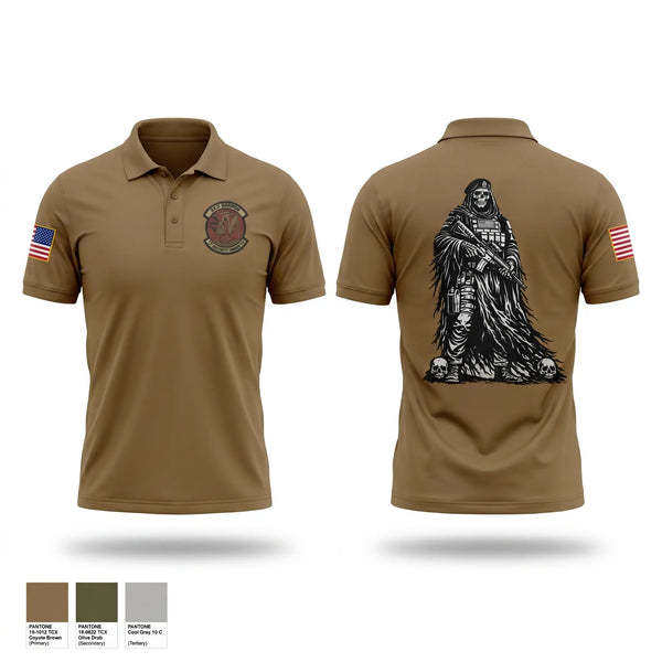 Short Sleeve Performance Polo, 7th Security Forces Squadron, Air Force, Teamtime, Team time, sublimation, custom sports apparel, team uniforms, spirit wear, spiritwear, sports uniforms, custom shirts, team store, custom team store, fundraiser sports, apparel fundraiser