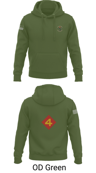 Hoodie, 14th Marine regiment 4th Marine corps division, , Teamtime, Team time, sublimation, custom sports apparel, team uniforms, spirit wear, spiritwear, sports uniforms, custom shirts, team store, custom team store, fundraiser sports, apparel fundraiser