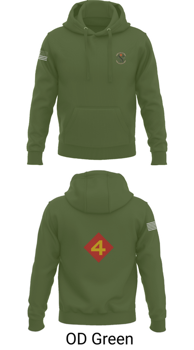 14th Marine regiment 4th Marine corps division 57481844 Hoodie - 58