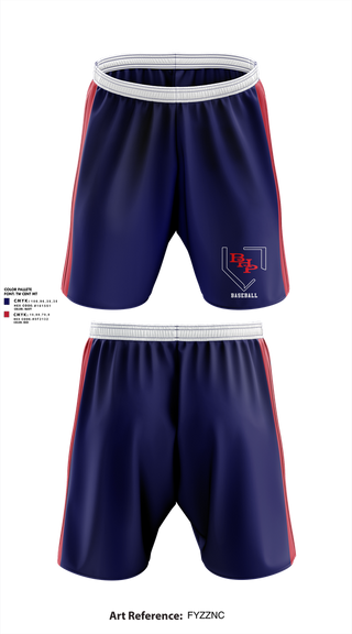 Athletic Shorts With Pockets, BHP Baseball, Baseball, Teamtime, Team time, sublimation, custom sports apparel, team uniforms, spirit wear, spiritwear, sports uniforms, custom shirts, team store, custom team store, fundraiser sports, apparel fundraiser
