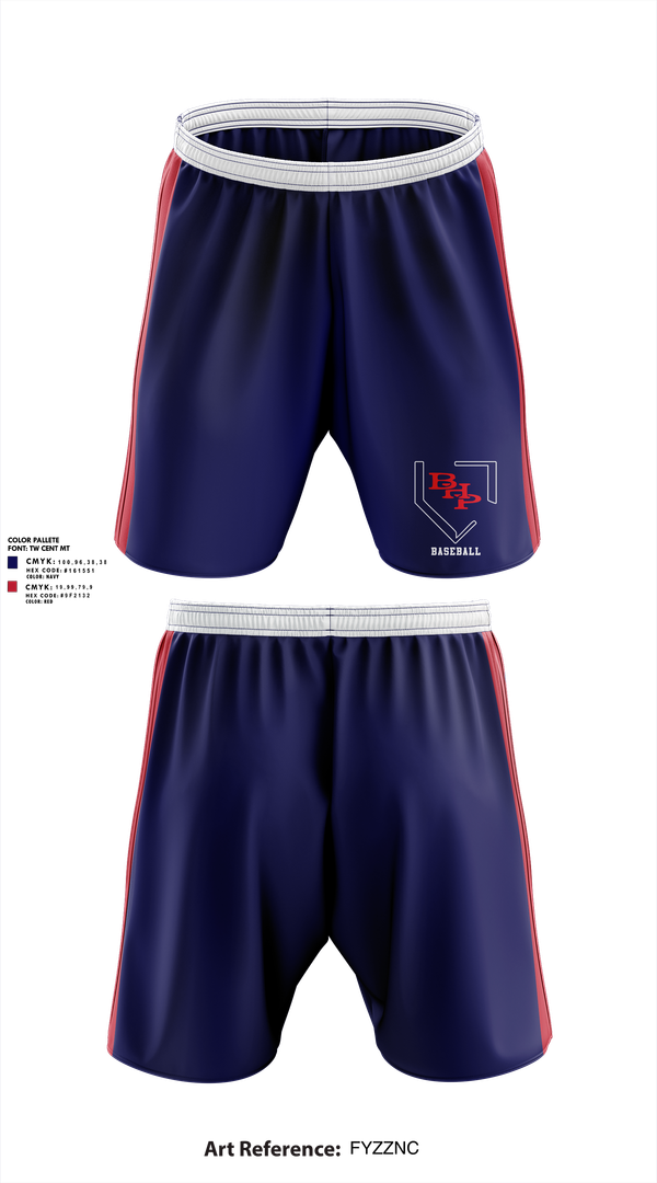 Athletic Shorts With Pockets, BHP Baseball, Baseball, Teamtime, Team time, sublimation, custom sports apparel, team uniforms, spirit wear, spiritwear, sports uniforms, custom shirts, team store, custom team store, fundraiser sports, apparel fundraiser