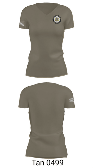 Womens Short Sleeve Vneck Shirt, RENSSELAER COUNTY SHERIFF'S OFFICE, Police, Teamtime, Team time, sublimation, custom sports apparel, team uniforms, spirit wear, spiritwear, sports uniforms, custom shirts, team store, custom team store, fundraiser sports, apparel fundraiser