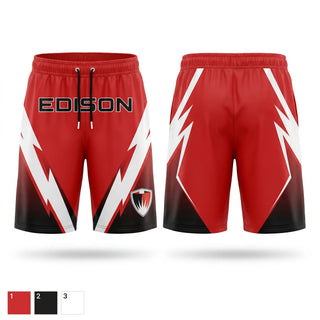 Athletic Shorts With Pockets, Detroit Edison PSA, Track & Field, Teamtime, Team time, sublimation, custom sports apparel, team uniforms, spirit wear, spiritwear, sports uniforms, custom shirts, team store, custom team store, fundraiser sports, apparel fundraiser