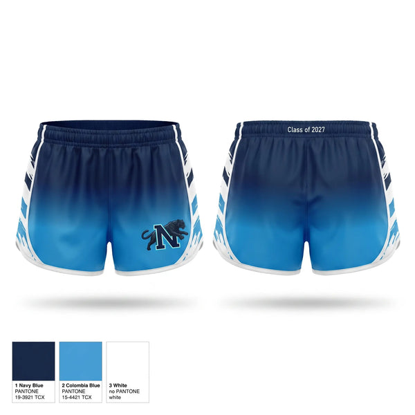 Womens Shorts, Northshore Panthers, Wrestling, Teamtime, Team time, sublimation, custom sports apparel, team uniforms, spirit wear, spiritwear, sports uniforms, custom shirts, team store, custom team store, fundraiser sports, apparel fundraiser