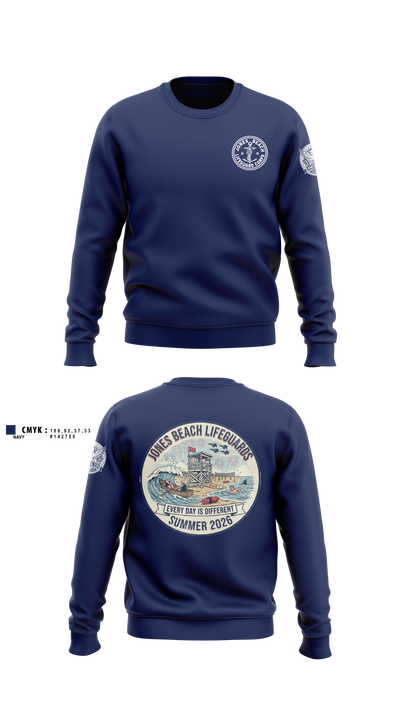 Jones Beach Lifeguard Corp Crew Neck Sweatshirt - 3