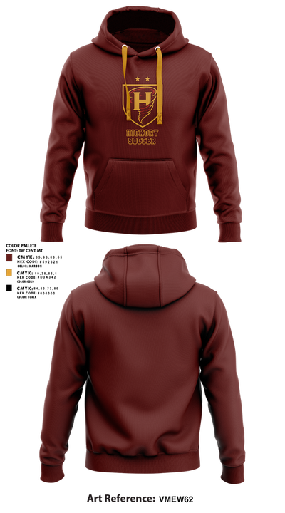 Hickory High School 60691793 Hoodie - 1