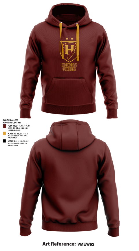 Hoodie, Hickory High School, Men's Soccer, Teamtime, Team time, sublimation, custom sports apparel, team uniforms, spirit wear, spiritwear, sports uniforms, custom shirts, team store, custom team store, fundraiser sports, apparel fundraiser