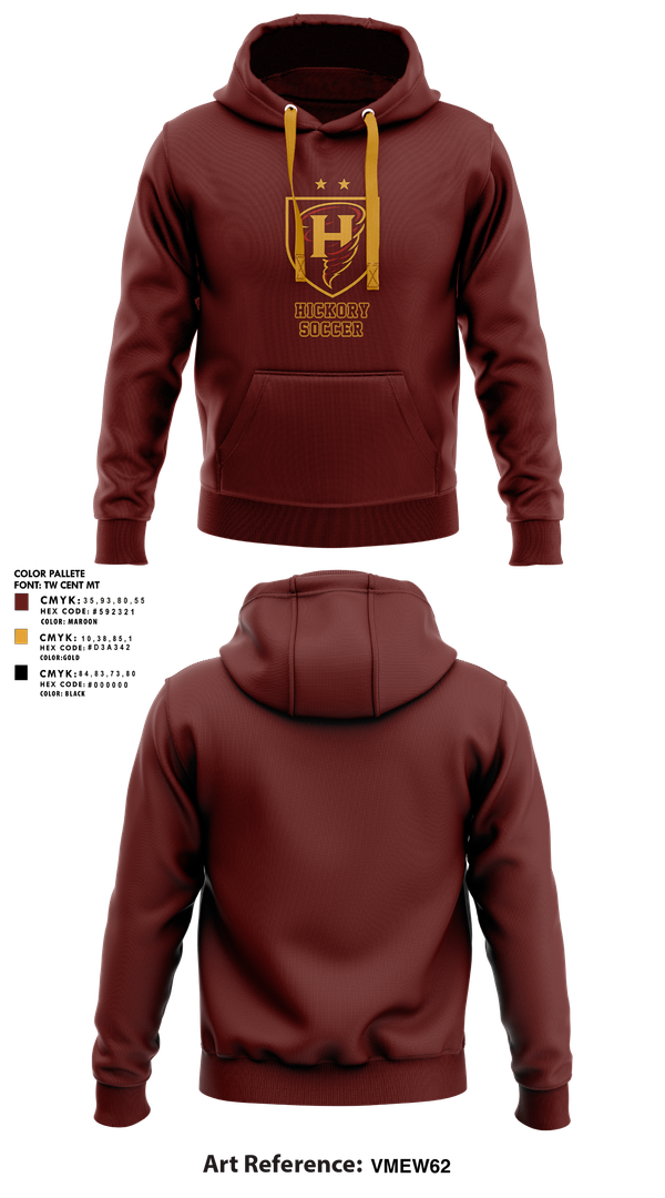 Hoodie, Hickory High School, Men's Soccer, Teamtime, Team time, sublimation, custom sports apparel, team uniforms, spirit wear, spiritwear, sports uniforms, custom shirts, team store, custom team store, fundraiser sports, apparel fundraiser