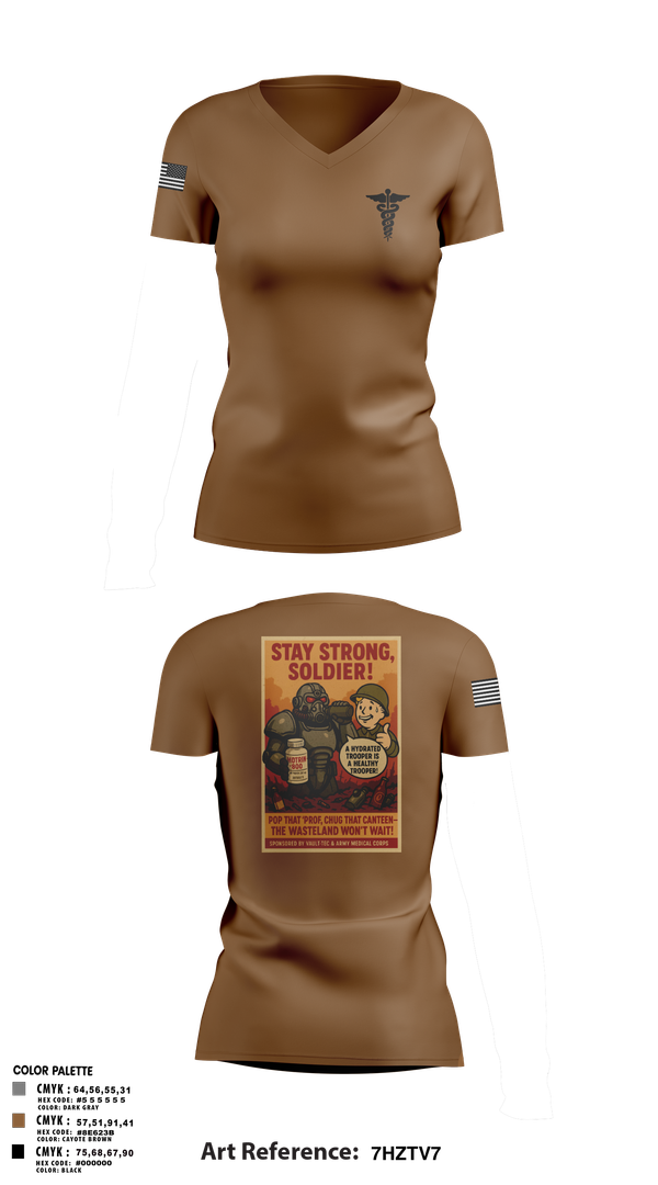 Womens Short Sleeve Vneck Shirt, 319th IEW, , Teamtime, Team time, sublimation, custom sports apparel, team uniforms, spirit wear, spiritwear, sports uniforms, custom shirts, team store, custom team store, fundraiser sports, apparel fundraiser
