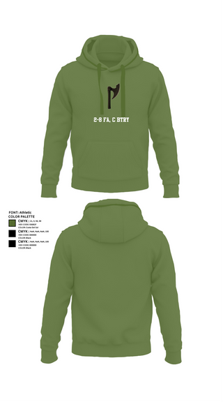 Hoodie, 2-8 FA, C BTRY, , Teamtime, Team time, sublimation, custom sports apparel, team uniforms, spirit wear, spiritwear, sports uniforms, custom shirts, team store, custom team store, fundraiser sports, apparel fundraiser