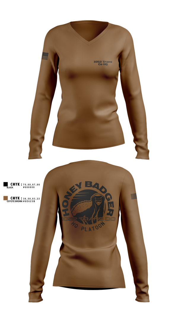 Womens Long Sleeve Vneck Shirt, 1052 Trans Co HQ, , Teamtime, Team time, sublimation, custom sports apparel, team uniforms, spirit wear, spiritwear, sports uniforms, custom shirts, team store, custom team store, fundraiser sports, apparel fundraiser