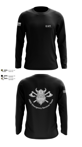 Long Sleeve Performance Shirt, 148th E.S.T., Police, Teamtime, Team time, sublimation, custom sports apparel, team uniforms, spirit wear, spiritwear, sports uniforms, custom shirts, team store, custom team store, fundraiser sports, apparel fundraiser