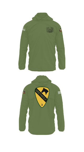 Windbreaker, 1st cav Div 3abct, , Teamtime, Team time, sublimation, custom sports apparel, team uniforms, spirit wear, spiritwear, sports uniforms, custom shirts, team store, custom team store, fundraiser sports, apparel fundraiser