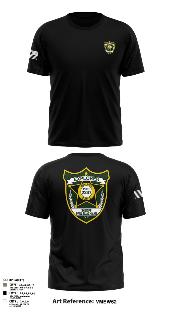 Old School Cotton Feel Shirt, Explorer Post 2247, , Teamtime, Team time, sublimation, custom sports apparel, team uniforms, spirit wear, spiritwear, sports uniforms, custom shirts, team store, custom team store, fundraiser sports, apparel fundraiser