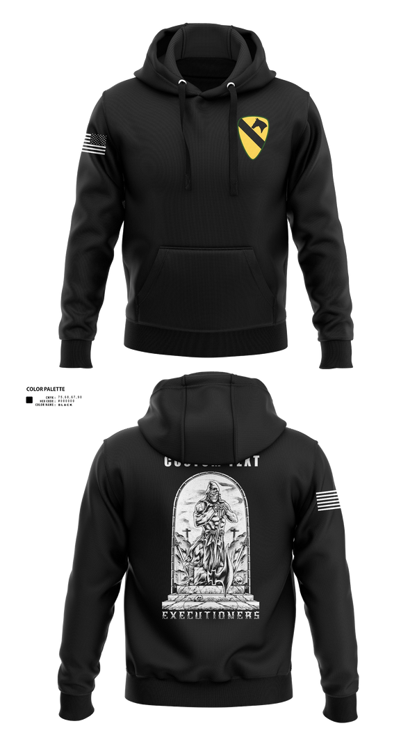 Hoodie, Executioners, Army, Teamtime, Team time, sublimation, custom sports apparel, team uniforms, spirit wear, spiritwear, sports uniforms, custom shirts, team store, custom team store, fundraiser sports, apparel fundraiser
