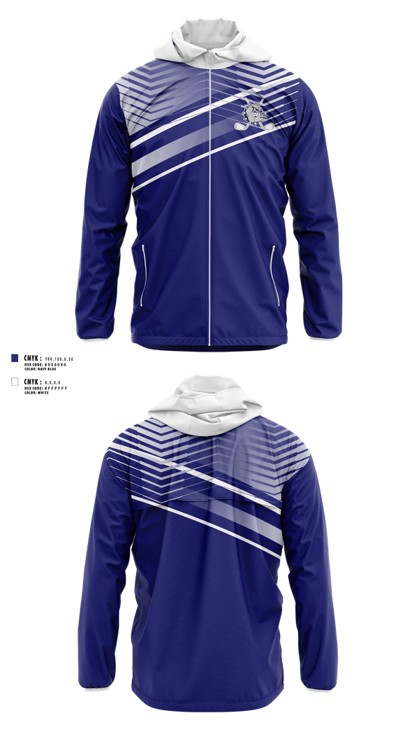 Windbreaker, Rockland High School Golf, Golf, Teamtime, Team time, sublimation, custom sports apparel, team uniforms, spirit wear, spiritwear, sports uniforms, custom shirts, team store, custom team store, fundraiser sports, apparel fundraiser