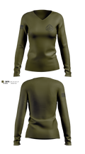 Denver Special Response Team Women's Long Sleeve V-neck Shirt - 5